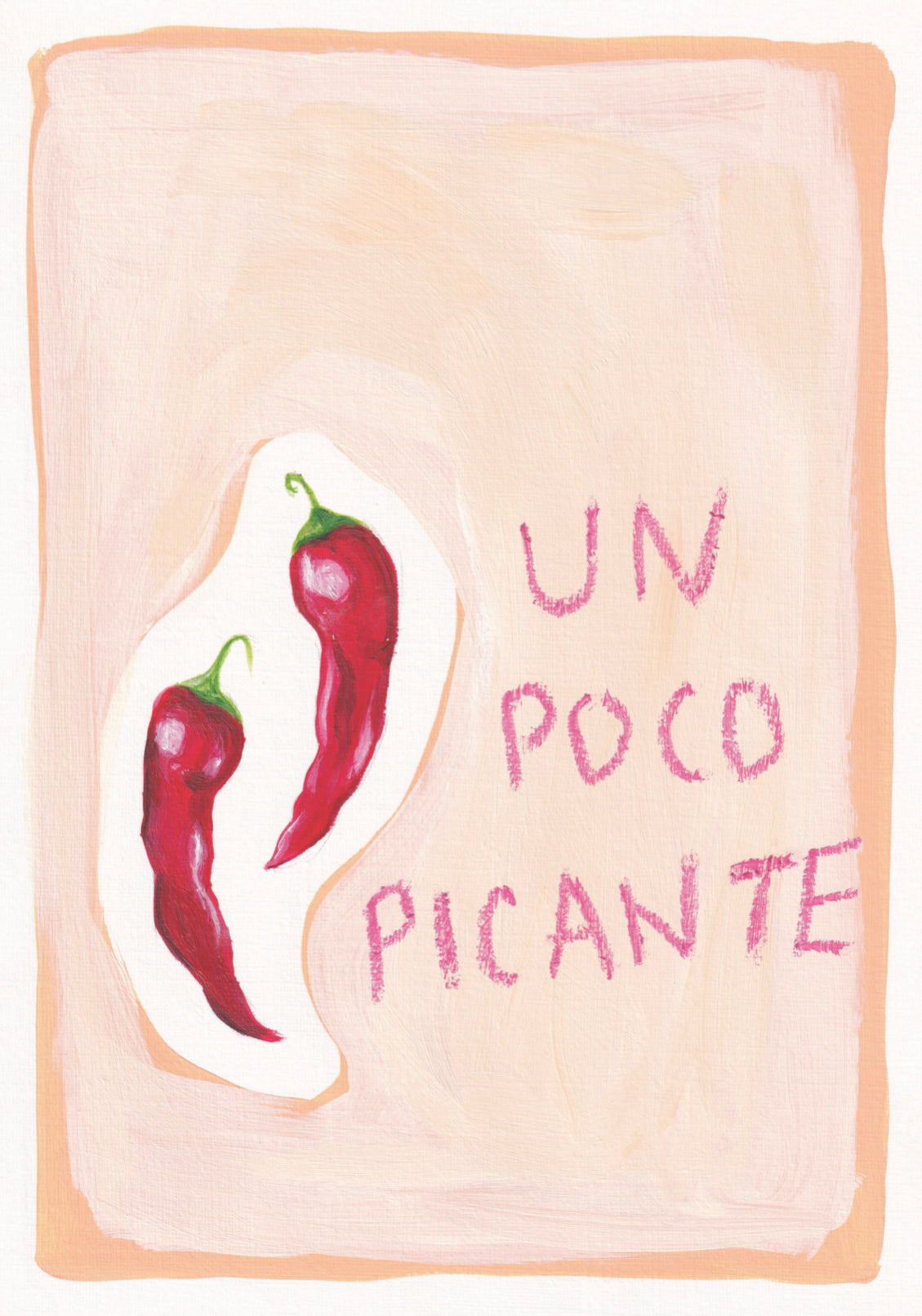 A Little Spicy print