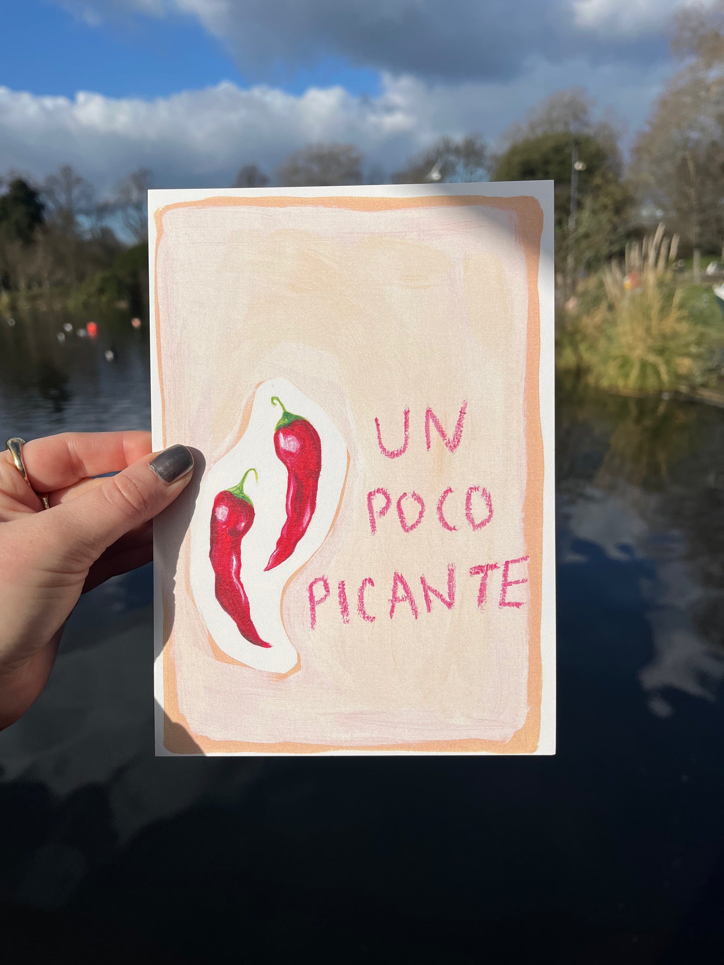 A Little Spicy print