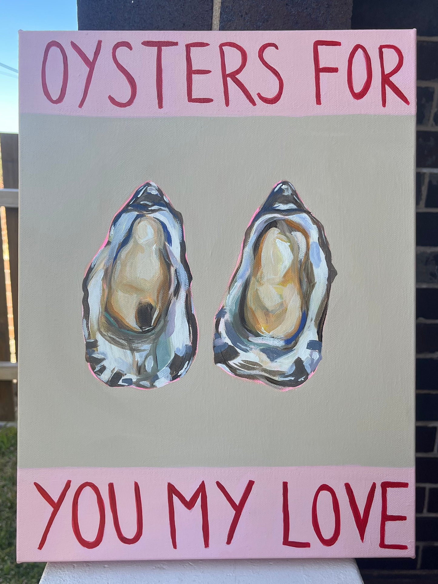 OYSTERS FOR YOU MY LOVE