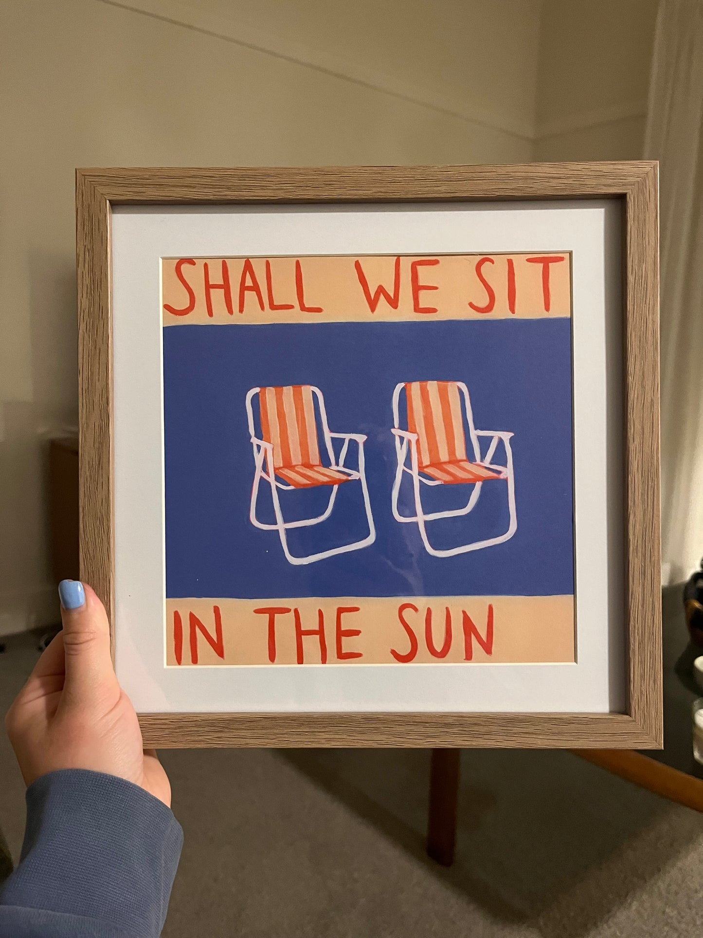 Shall we sit in the sun print